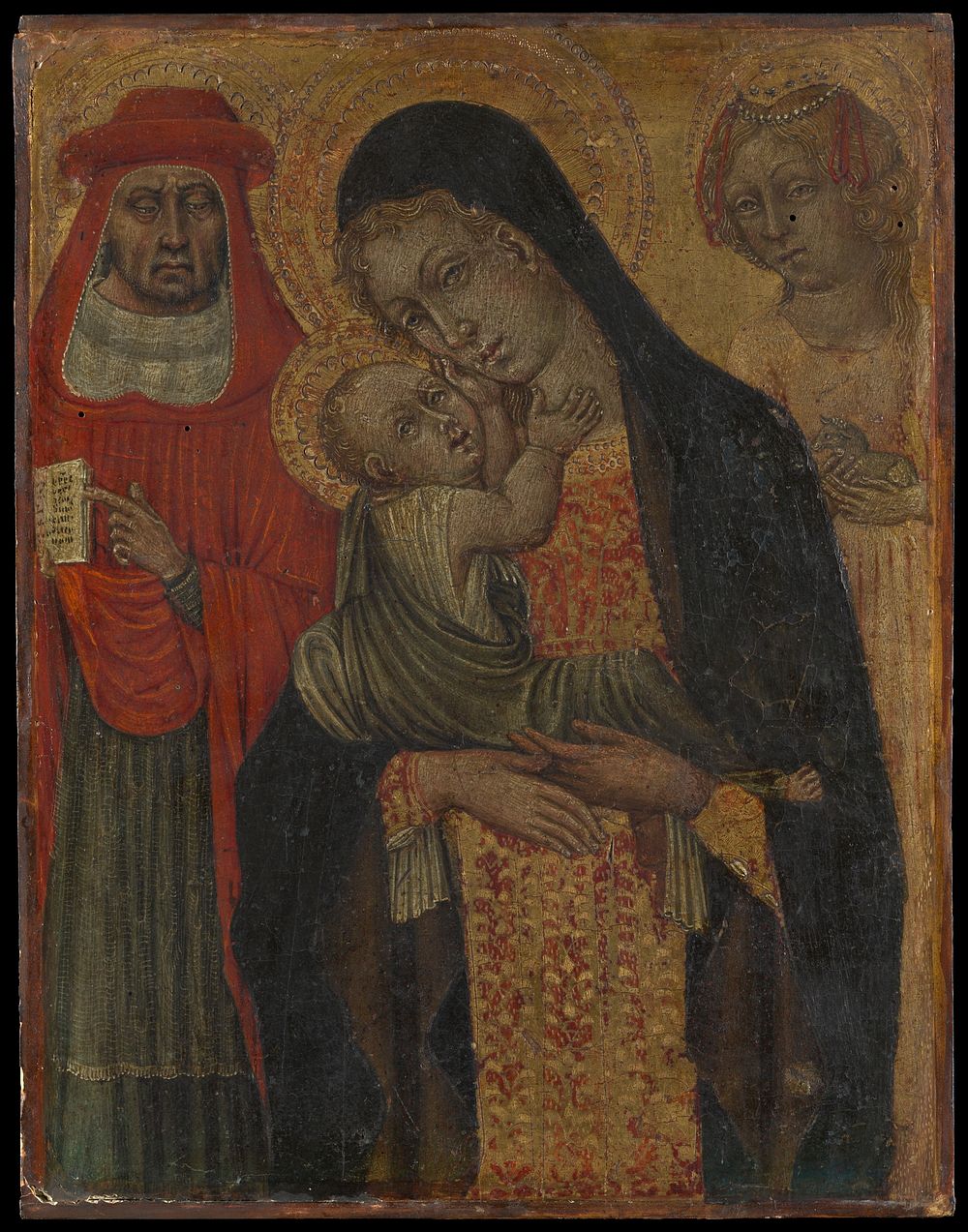 Madonna and Child with Saints Jerome and Agnes by Giovanni di Paolo (Giovanni di Paolo di Grazia)
