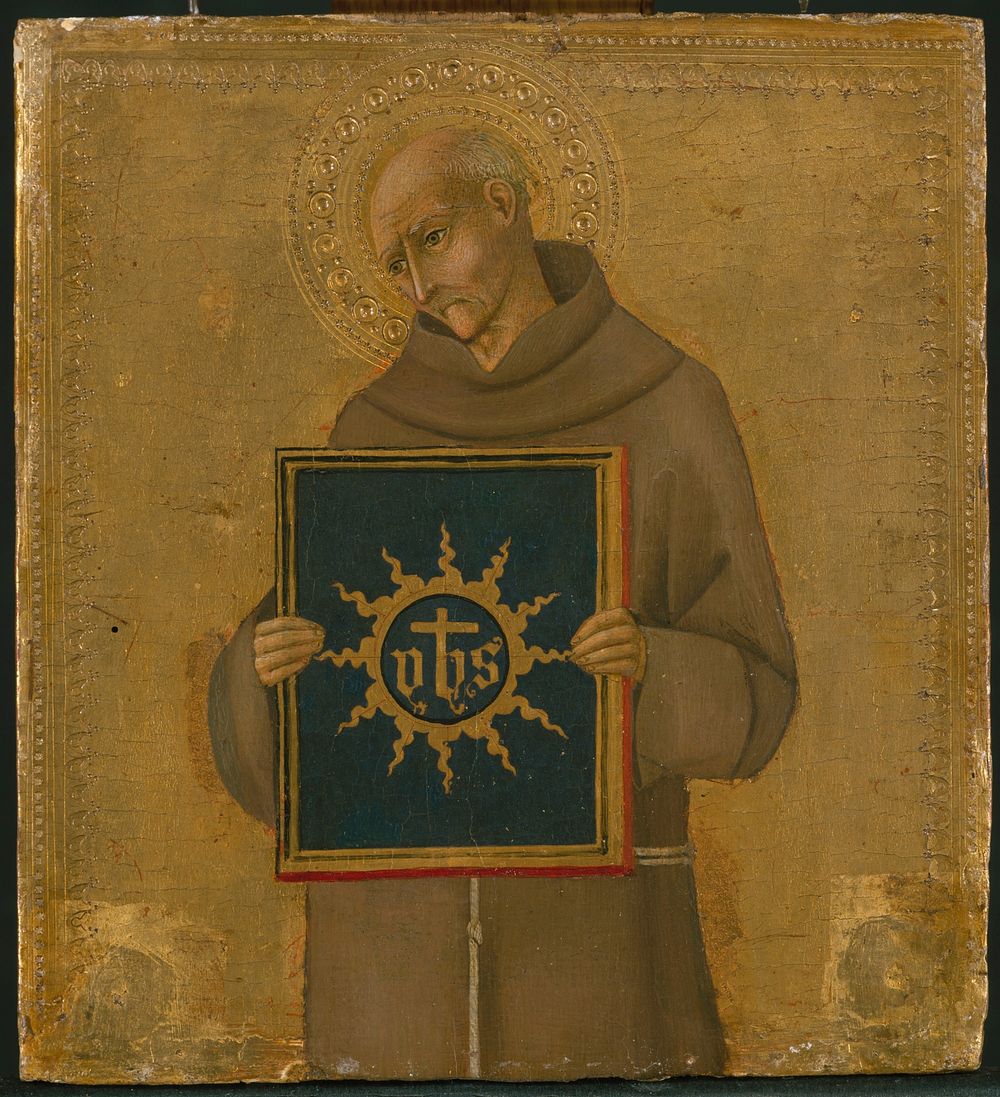 Saint Bernardino by Sano di Pietro (Ansano di Pietro di Mencio)