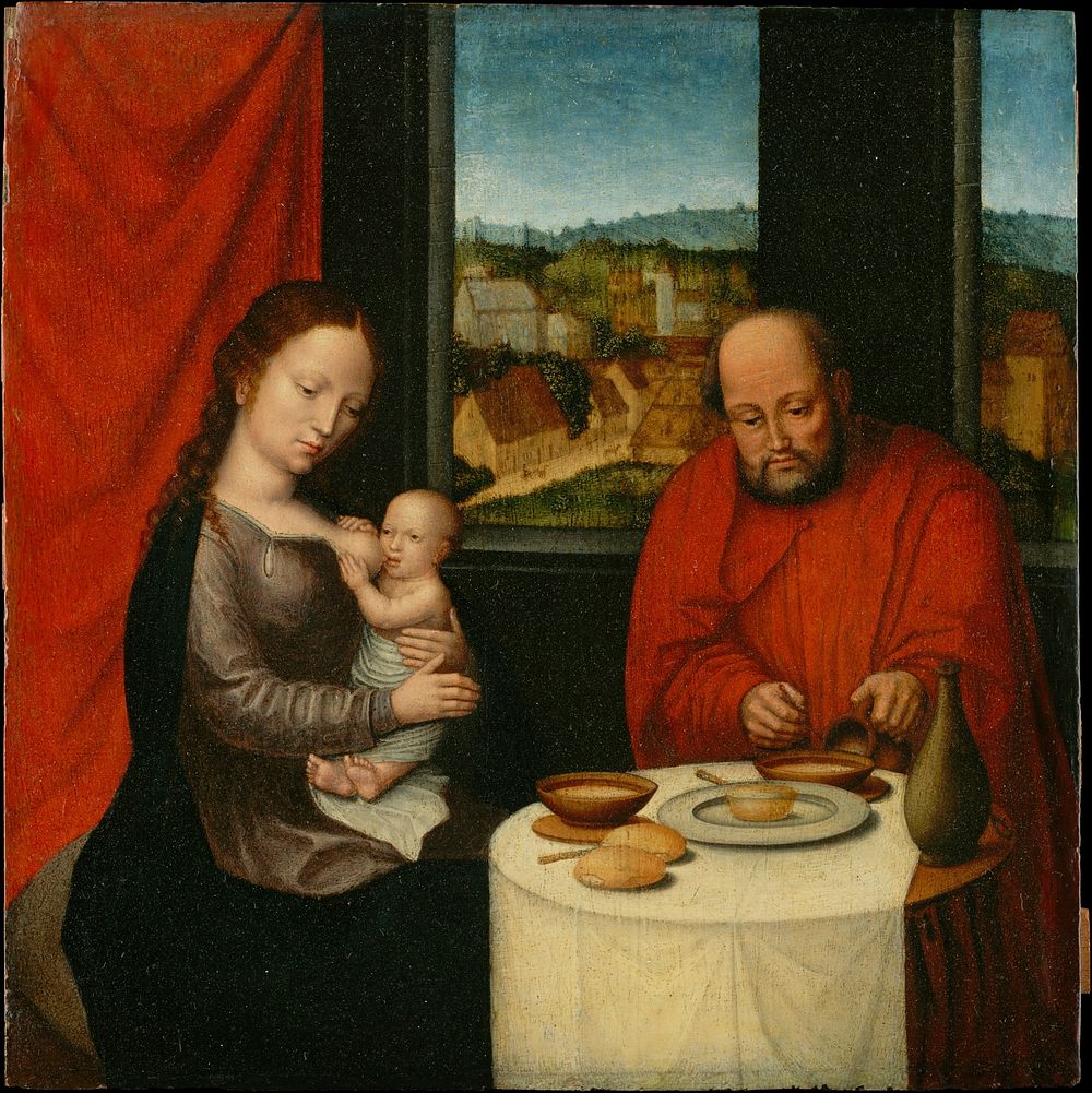 Virgin and Child with Saint Joseph by Netherlandish Painter, second half of 16th century