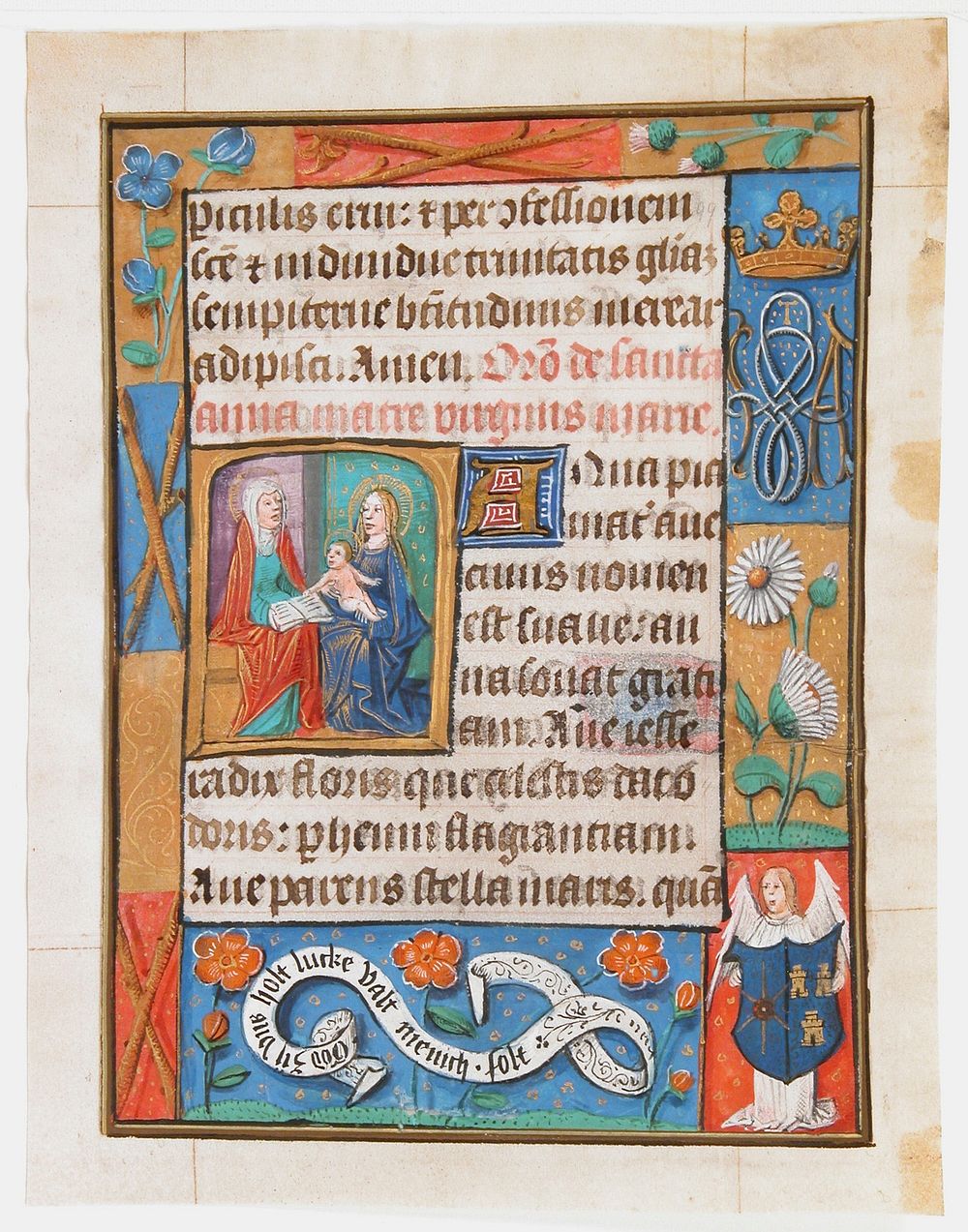 Manuscript Leaf from a Book of Hours, Netherlandish