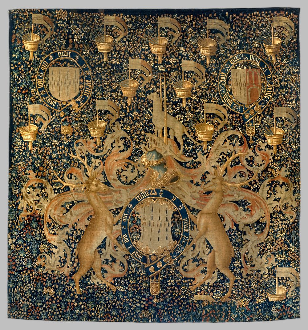 Tapestry with Armorial Bearings and Badges of John, Lord Dynham