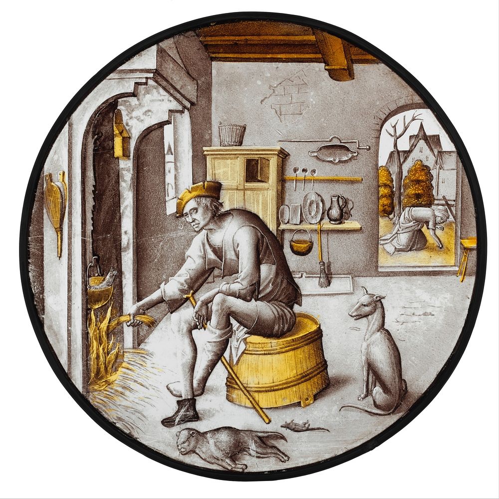 Sorgheloos ("Carefree") in Poverty, Netherlandish