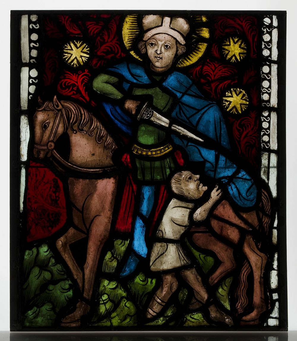 Saint Martin on Horseback Dividing His Cloak 