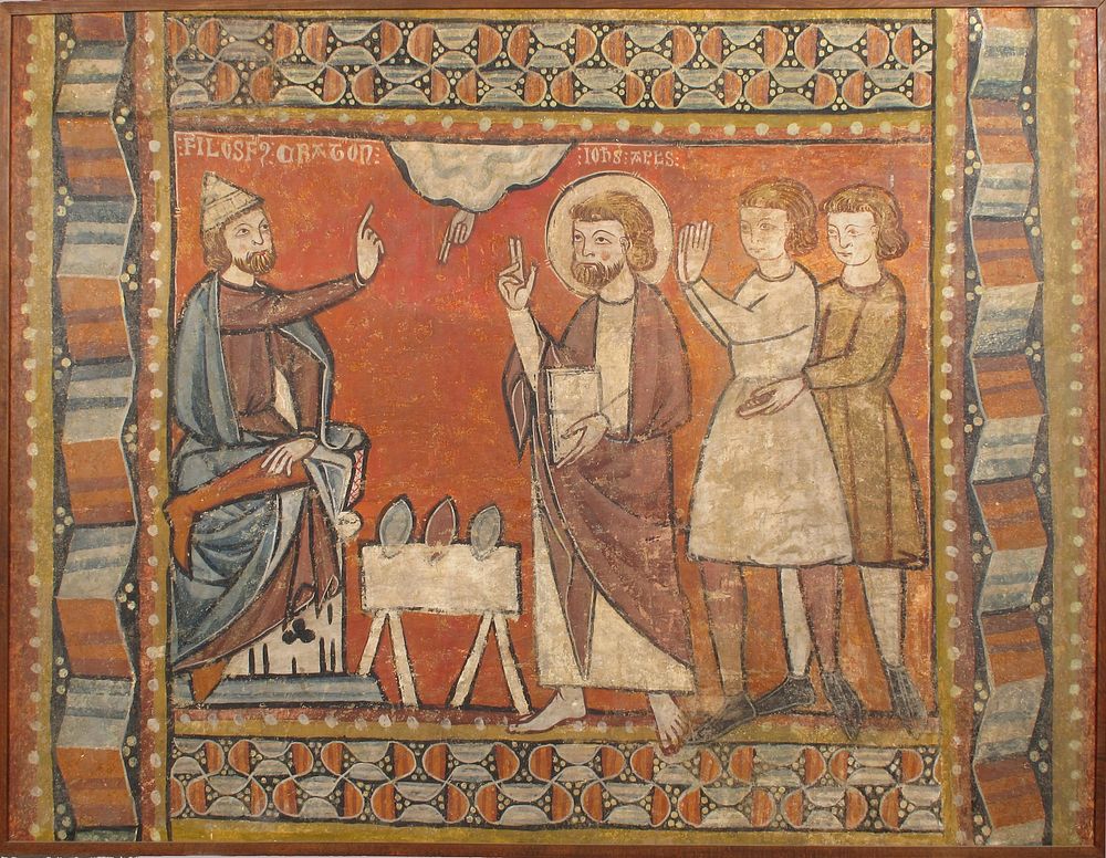 Fresco with Miracle of the Jewels, Spanish