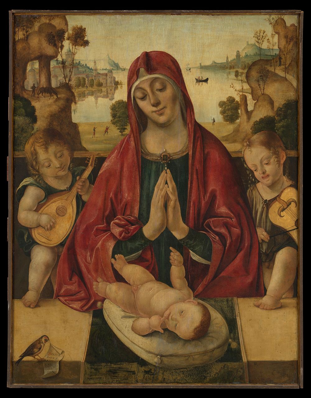 Madonna and Child with Angels