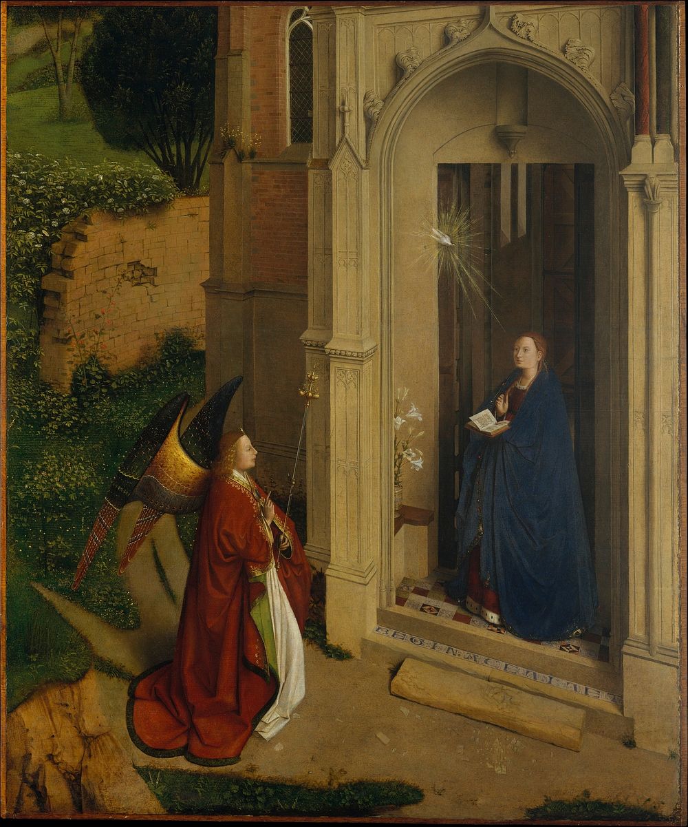 The Annunciation, attributed to Petrus Christus