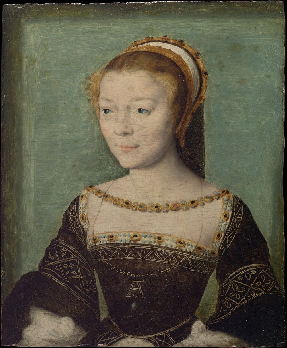 Anne de Pisseleu (1508&ndash;1576), Duchesse d'&Eacute;tampes, attributed to Corneille de Lyon
