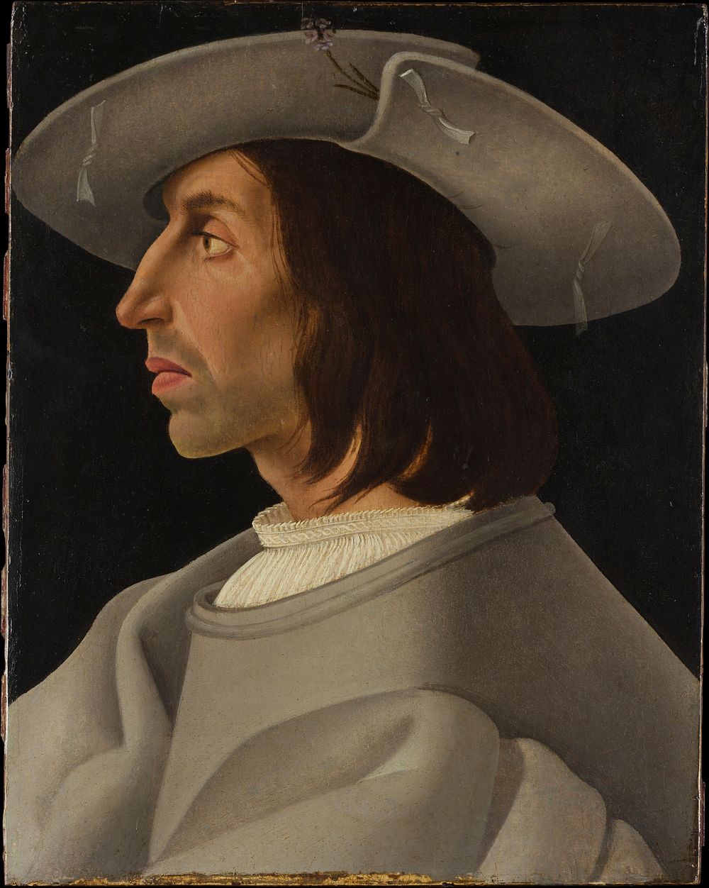 Portrait of a Man in Profile by ? Italian Painter