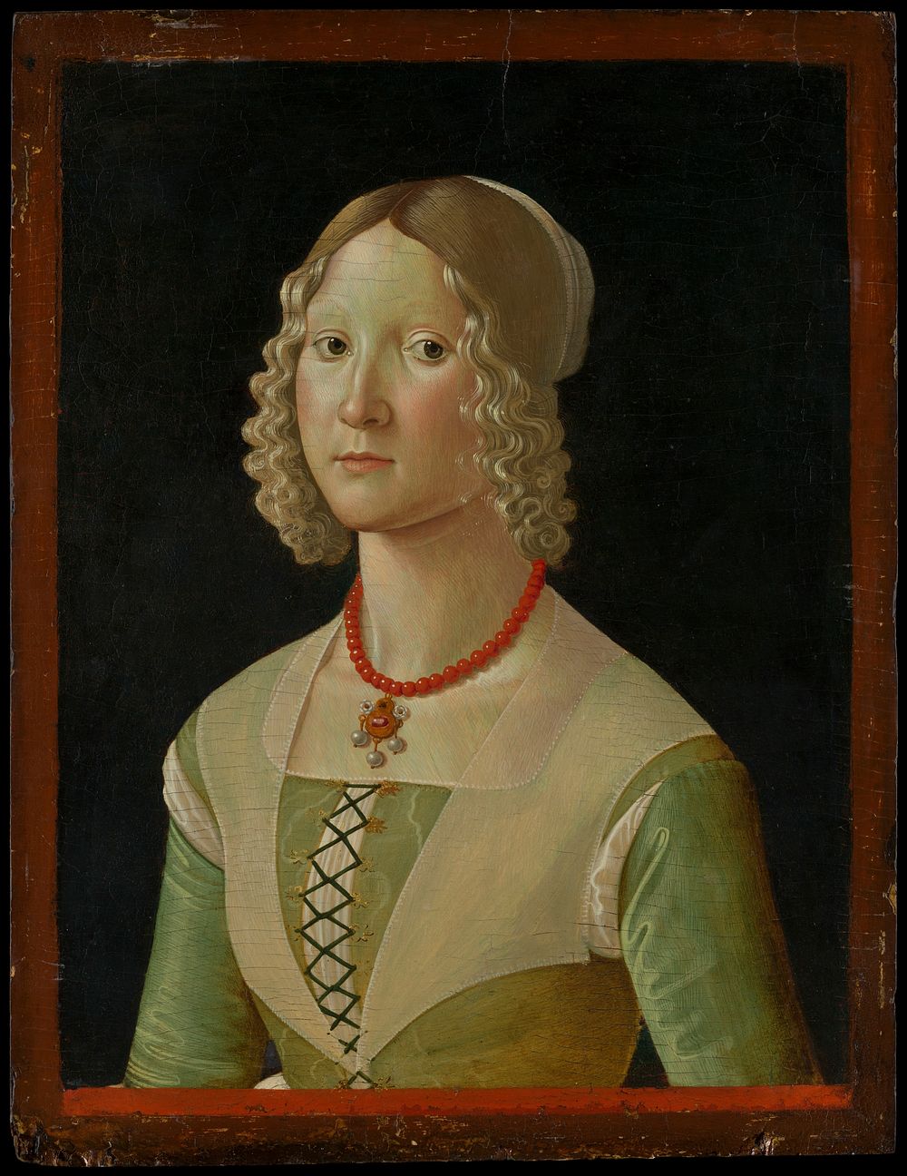 Selvaggia Sassetti (born 1470) by Davide Ghirlandaio (David Bigordi)