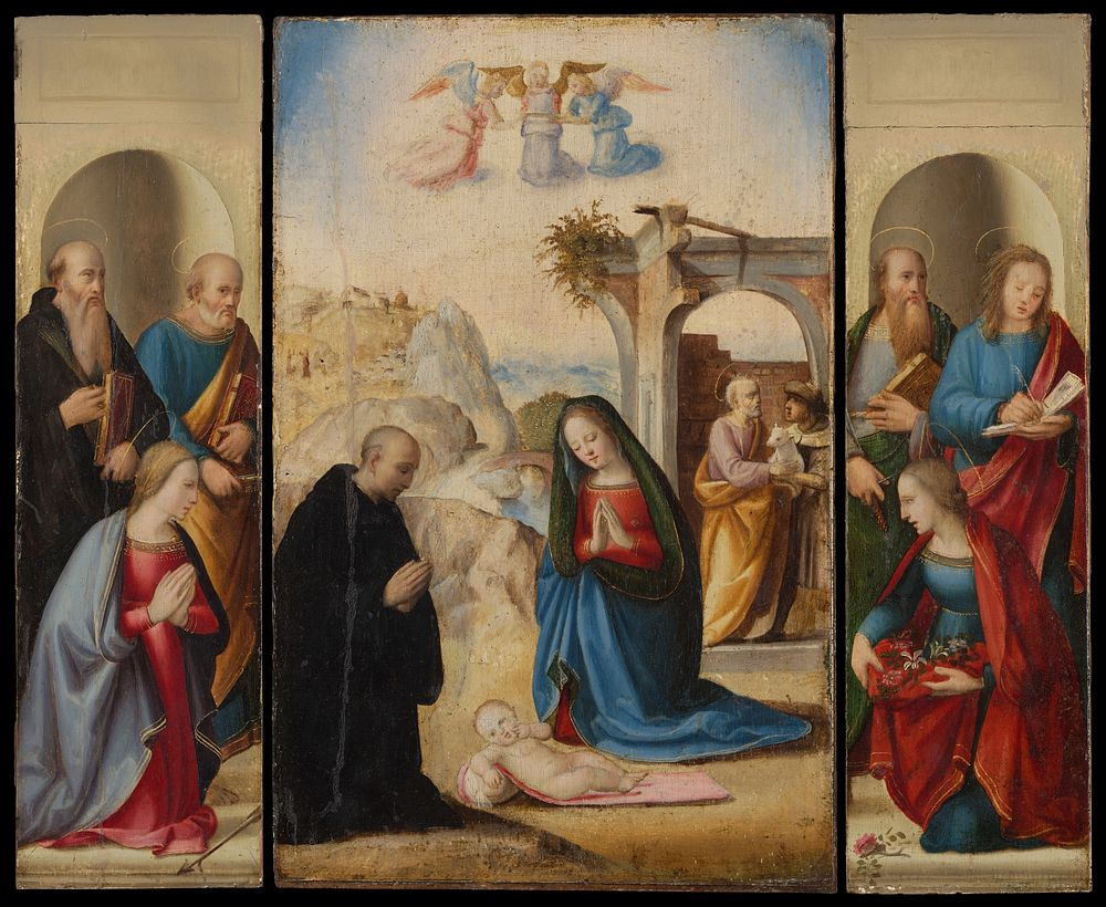 The Nativity with Saints by Ridolfo Ghirlandaio