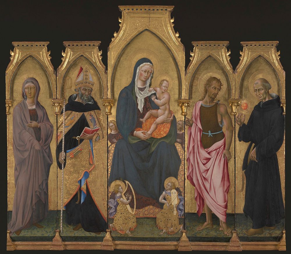 Madonna and Child with Saints by Giovanni di Paolo (Giovanni di Paolo di Grazia)
