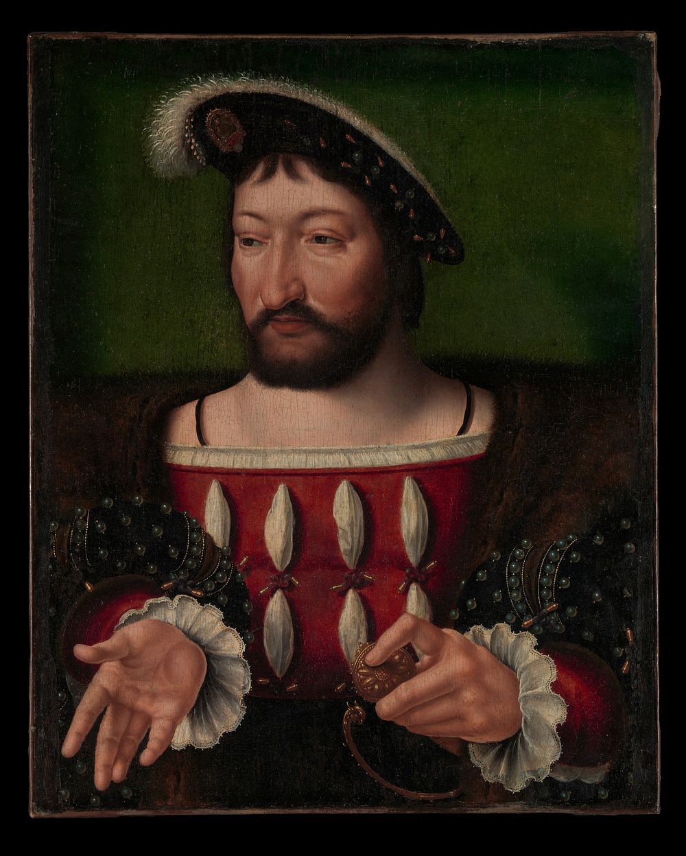 Francis I (1494&ndash;1547), King of France, workshop of Joos van Cleve