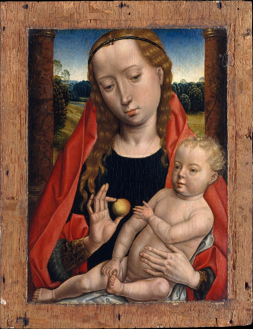 Virgin and Child, follower of  Hans Memling