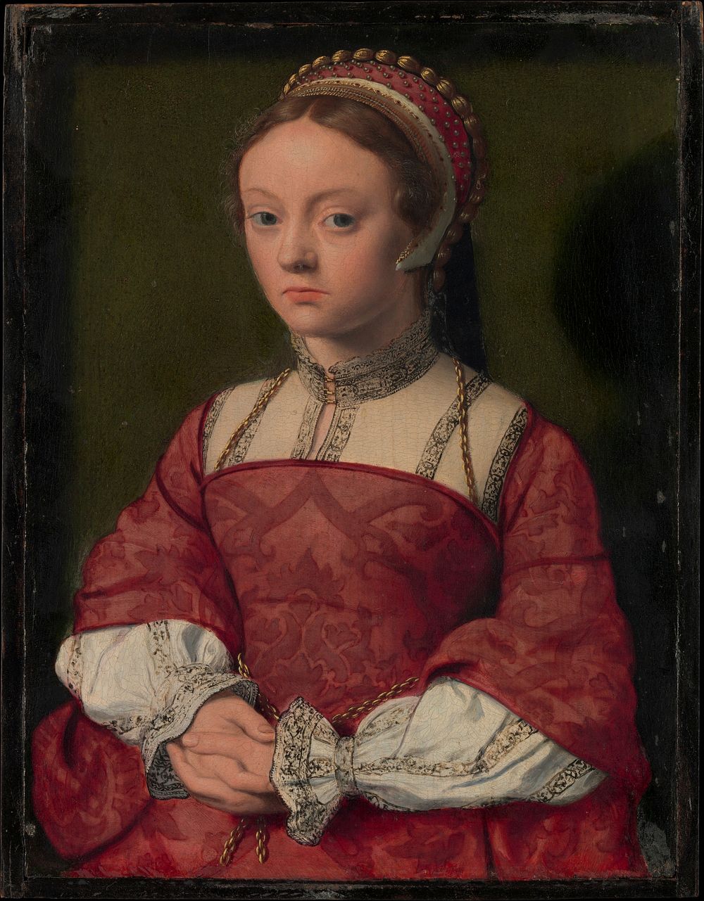 Portrait of a Young Woman by Netherlandish Painter (ca. 1535)