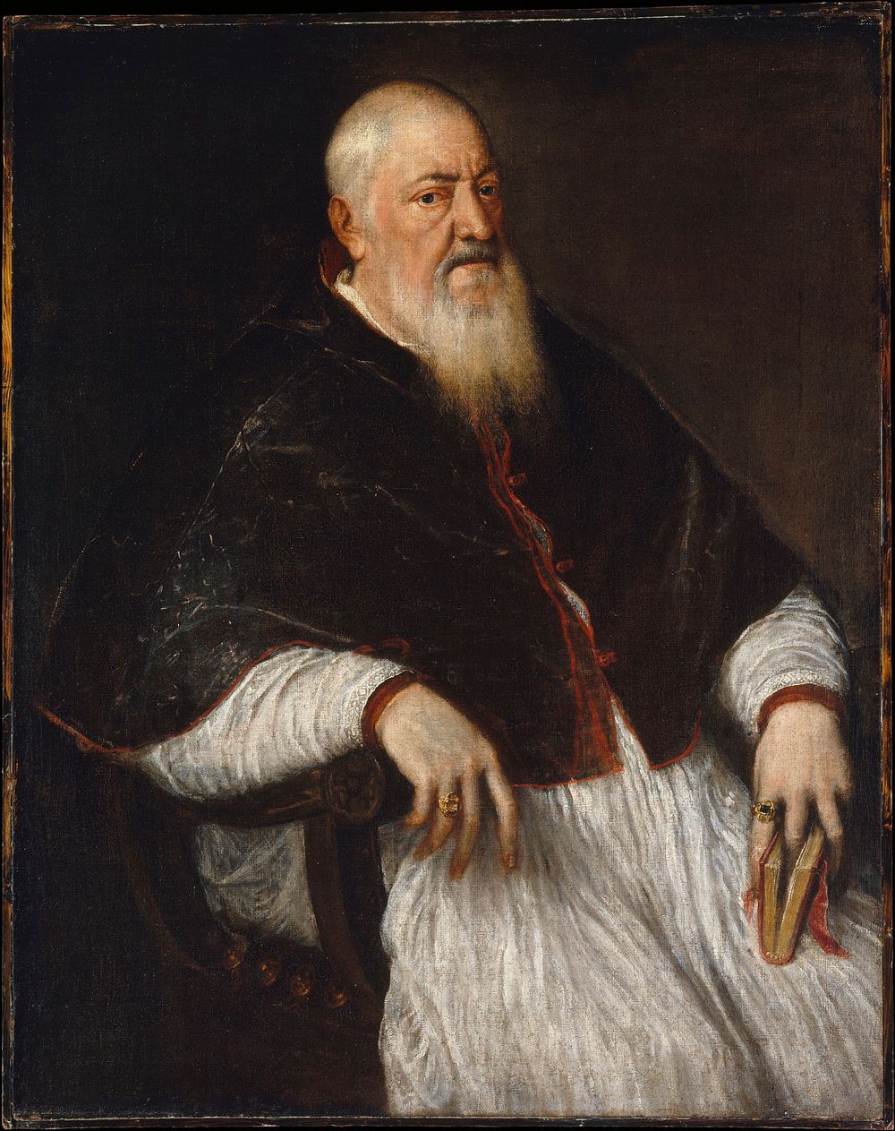 Filippo Archinto (born about 1500, died 1558), Archbishop of Milan by Titian (Tiziano Vecellio)