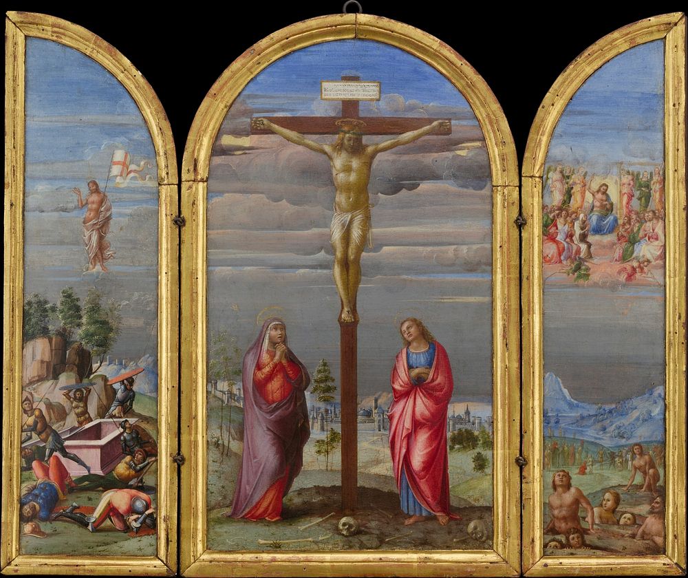 The Crucifixion by Francesco Granacci (Francesco di Andrea di Marco)