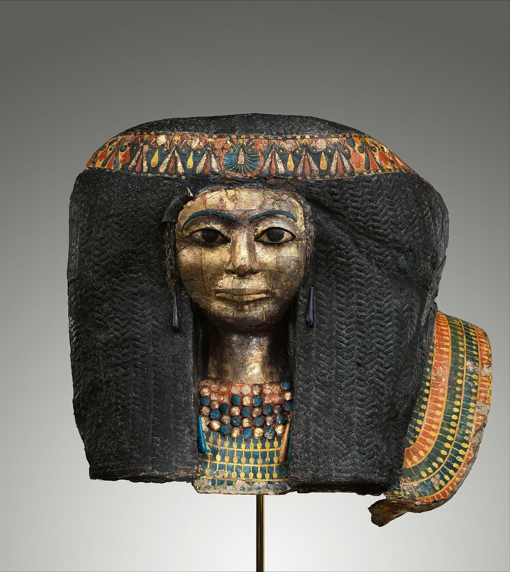 Funerary Mask of a Woman, New Kingdom (ca. 1427 B.C.&ndash;1390 B.C.)