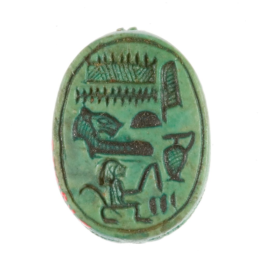 Scarab Inscribed Hatshepsut United with Amun