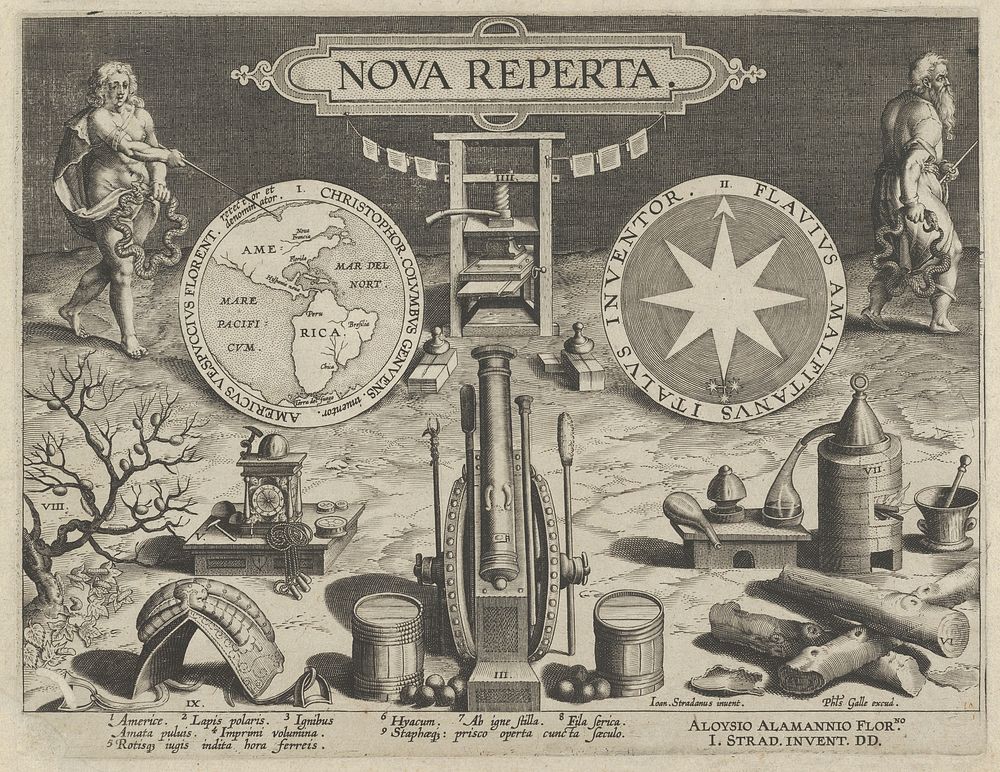 New Inventions of Modern Times [Nova Reperta], Title Plate