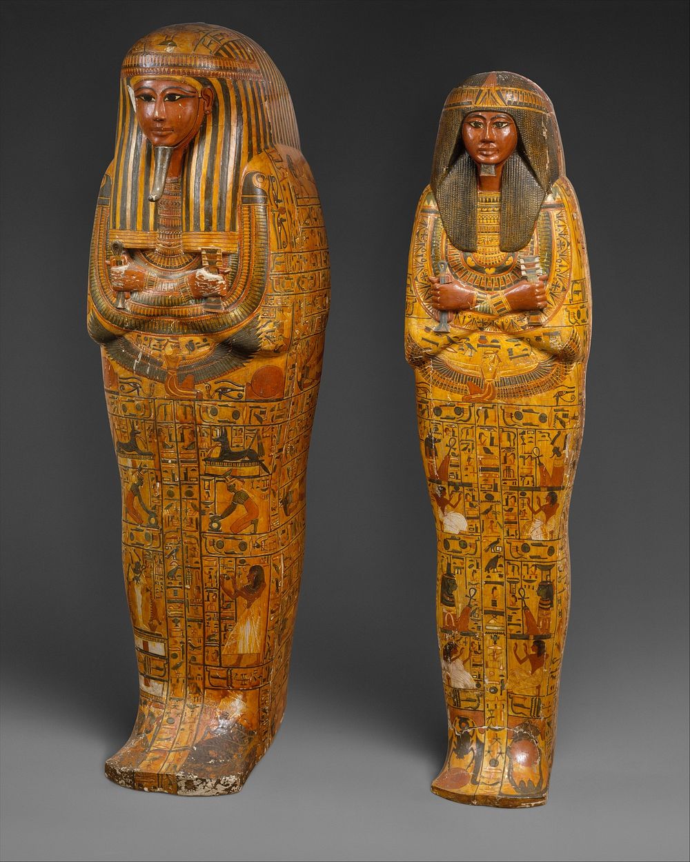 Khonsu's anthropoid coffins, New Kingdom, Ramesside (ca. 1279&ndash;1213 B.C.)