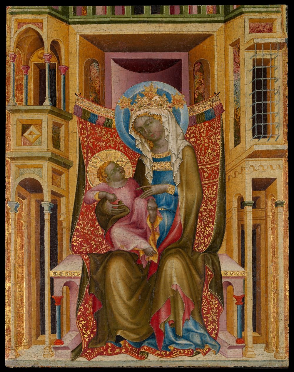 Virgin and Child Enthroned 