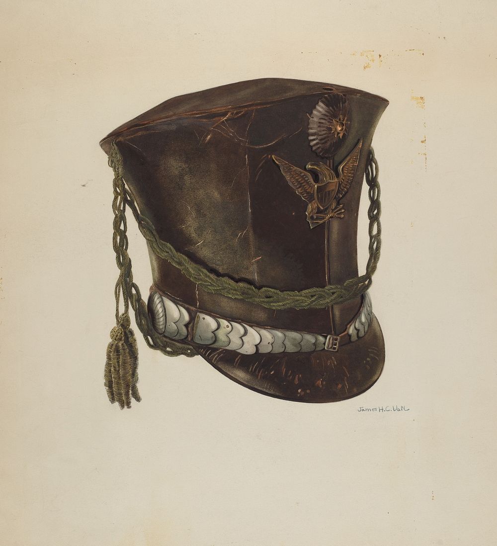 Military Headdress (ca. 1938) by James H.C. Vail.  