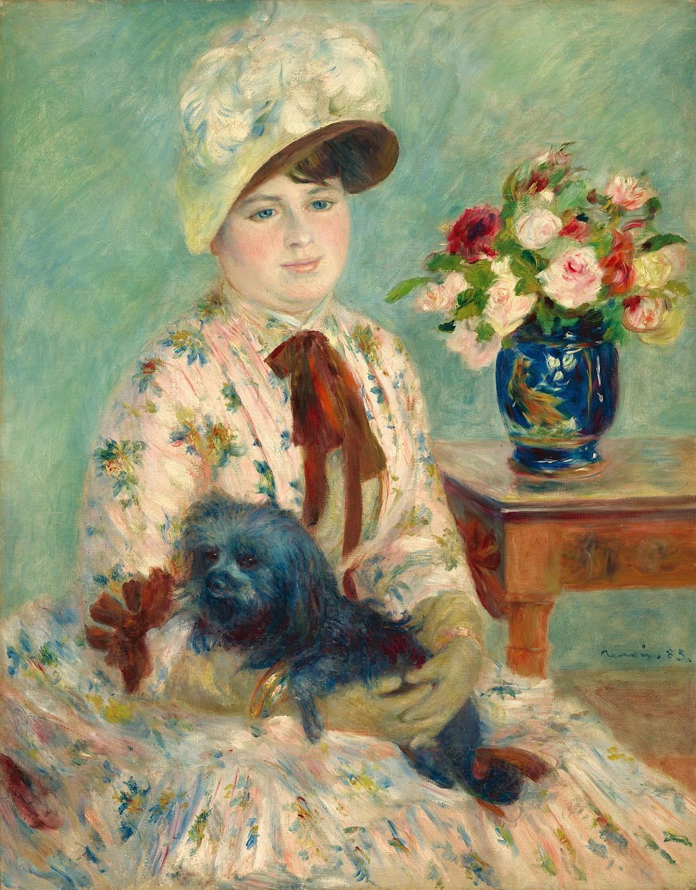 Pierre-Auguste Renoir's Mlle Charlotte Berthier (1883) painting in high resolution 