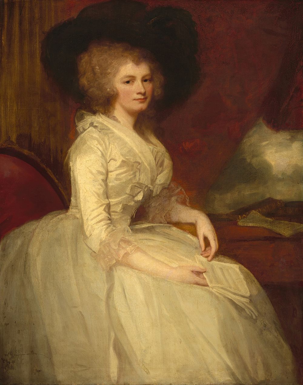 Mrs. Alexander Blair (1787–1789) by George Romney.  