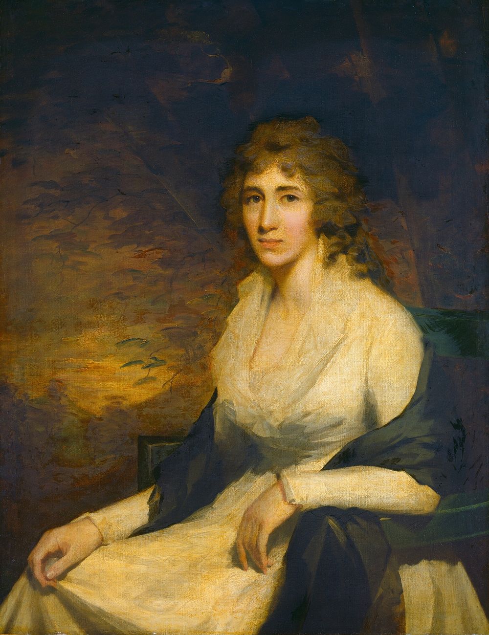 Mrs. George Hill (ca. 1790&ndash;1800) by Sir Henry Raeburn.  