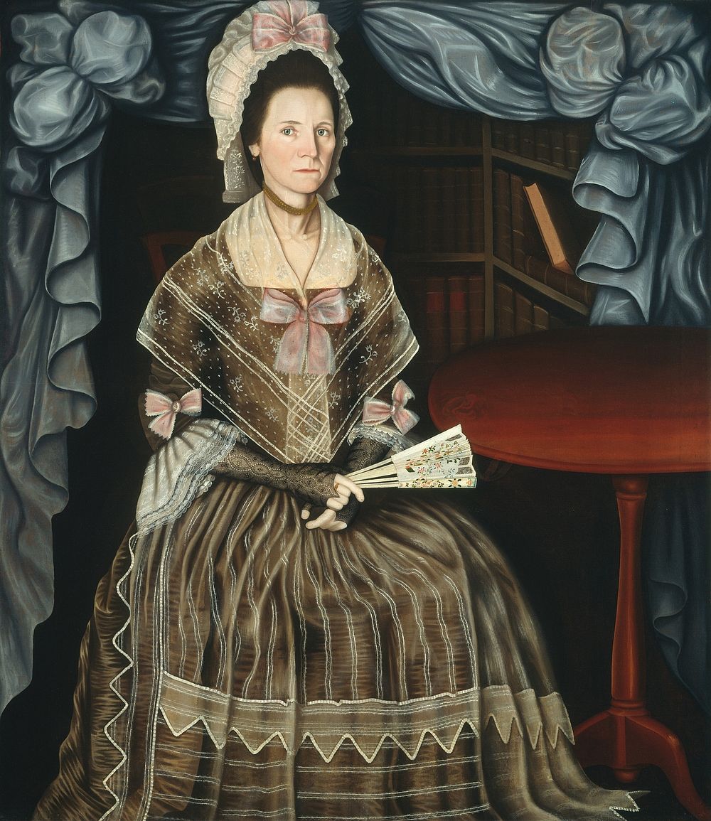 Mrs. Samuel Chandler (ca. 1780) by Winthrop Chandler.  