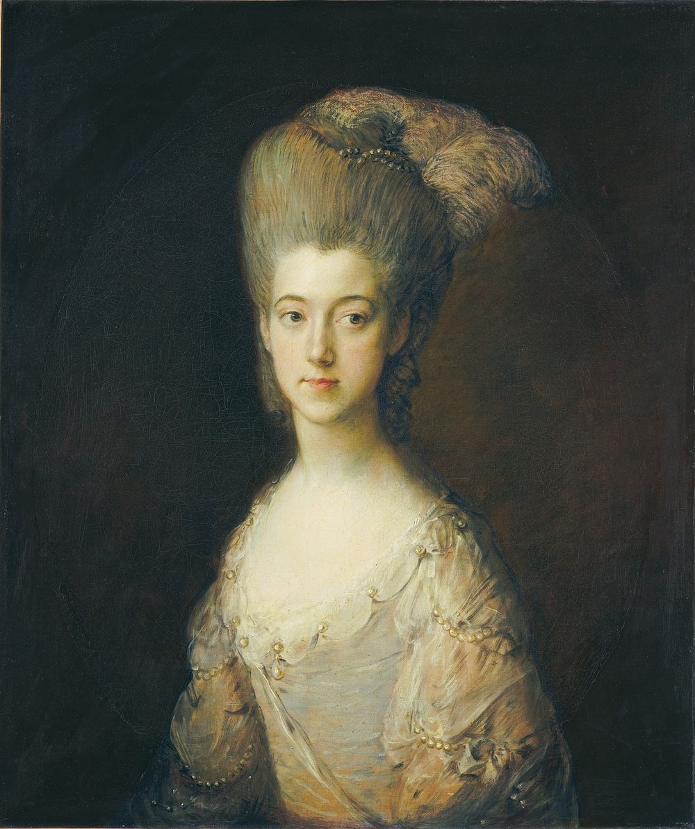 Mrs. Paul Cobb Methuen (ca. 1776–1777) by Thomas Gainsborough.  