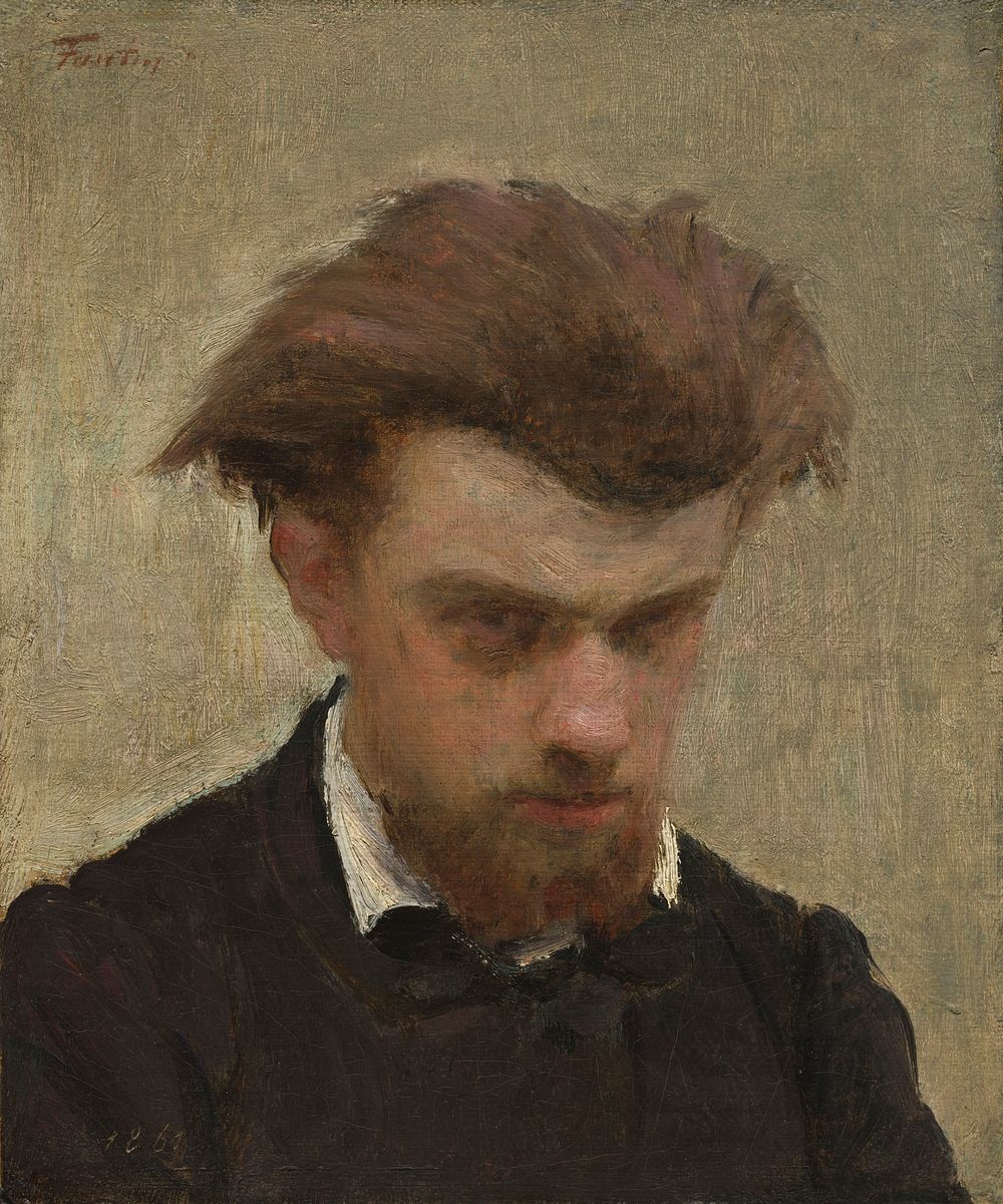 Self-Portrait (1861) by Henri Fantin-Latour.