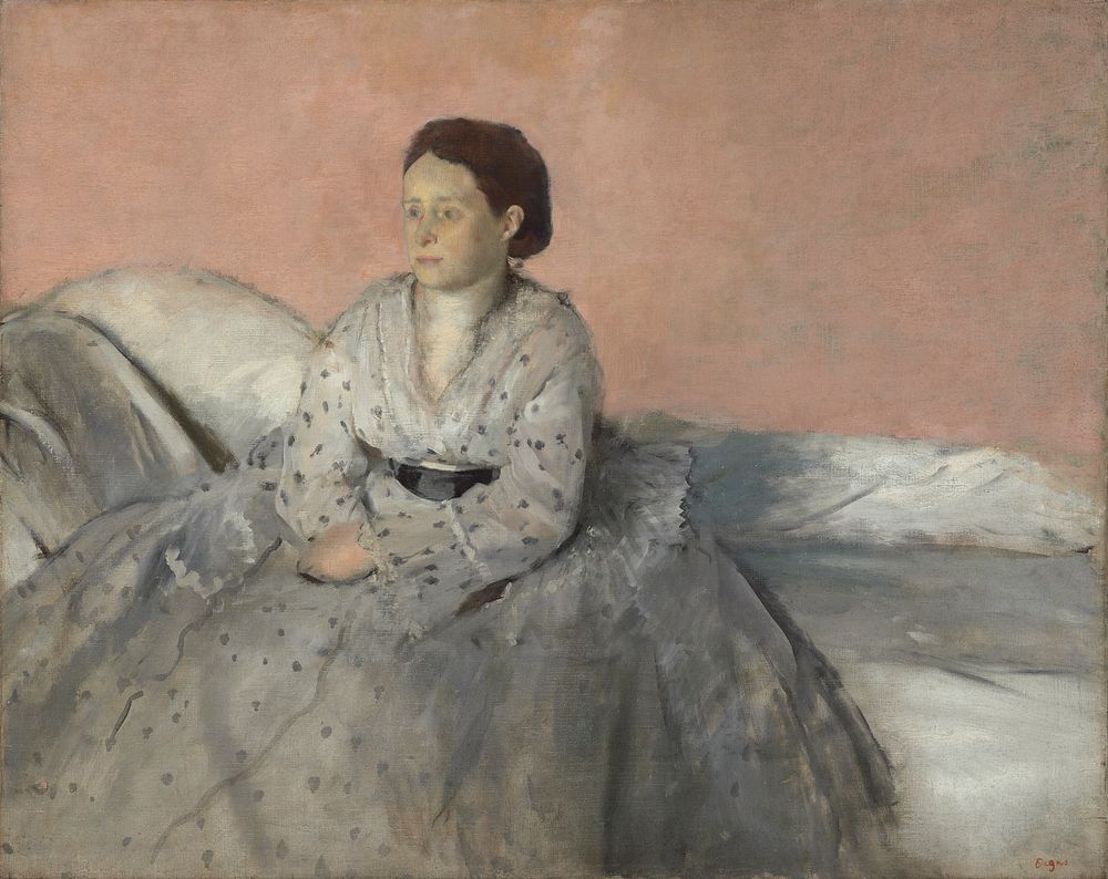 Madam Rene de Gas (ca. 1872&ndash;1873) by Edgar Degas.  