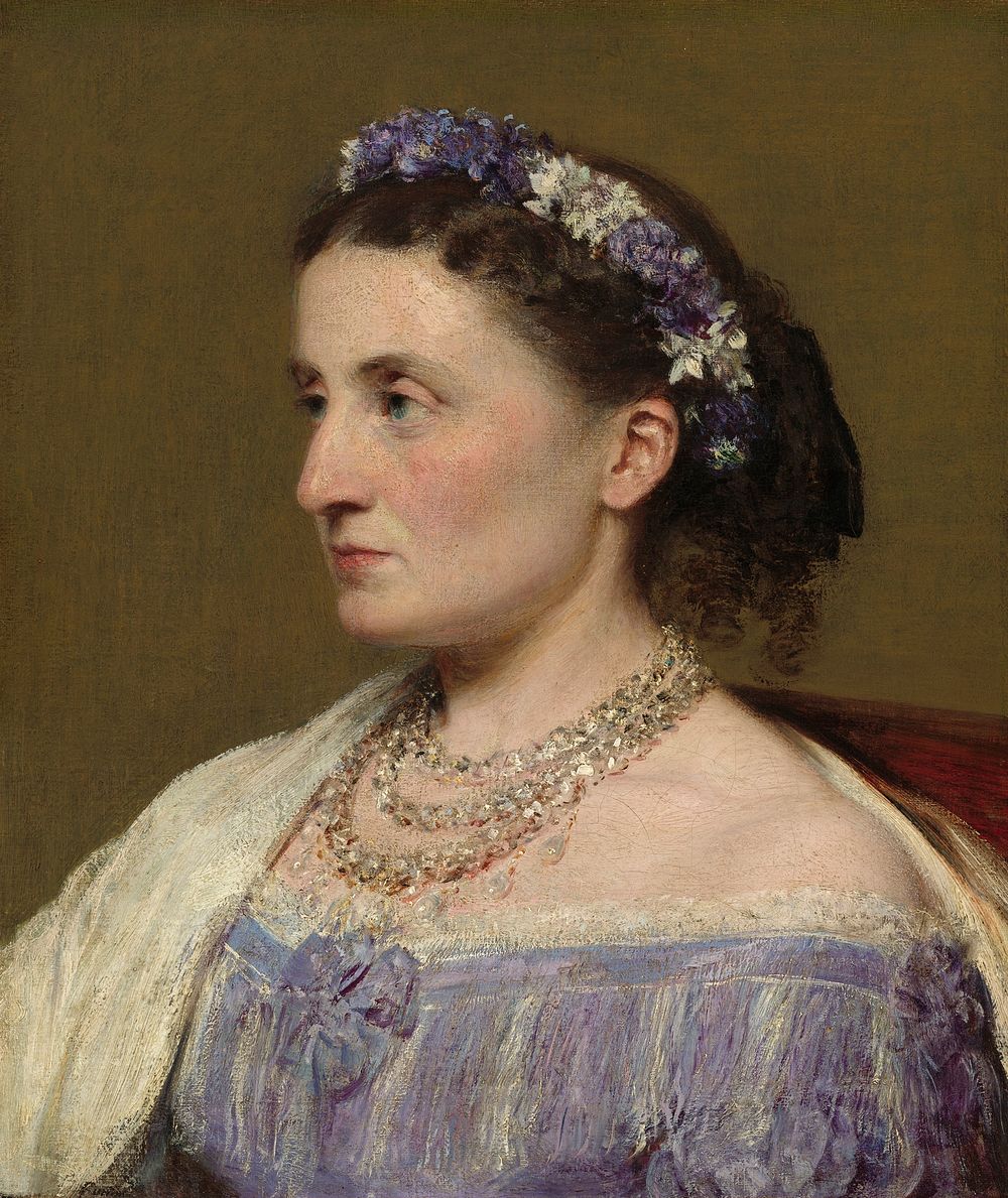 Duchess de Fitz-James (1867) by Henri Fantin-Latour.