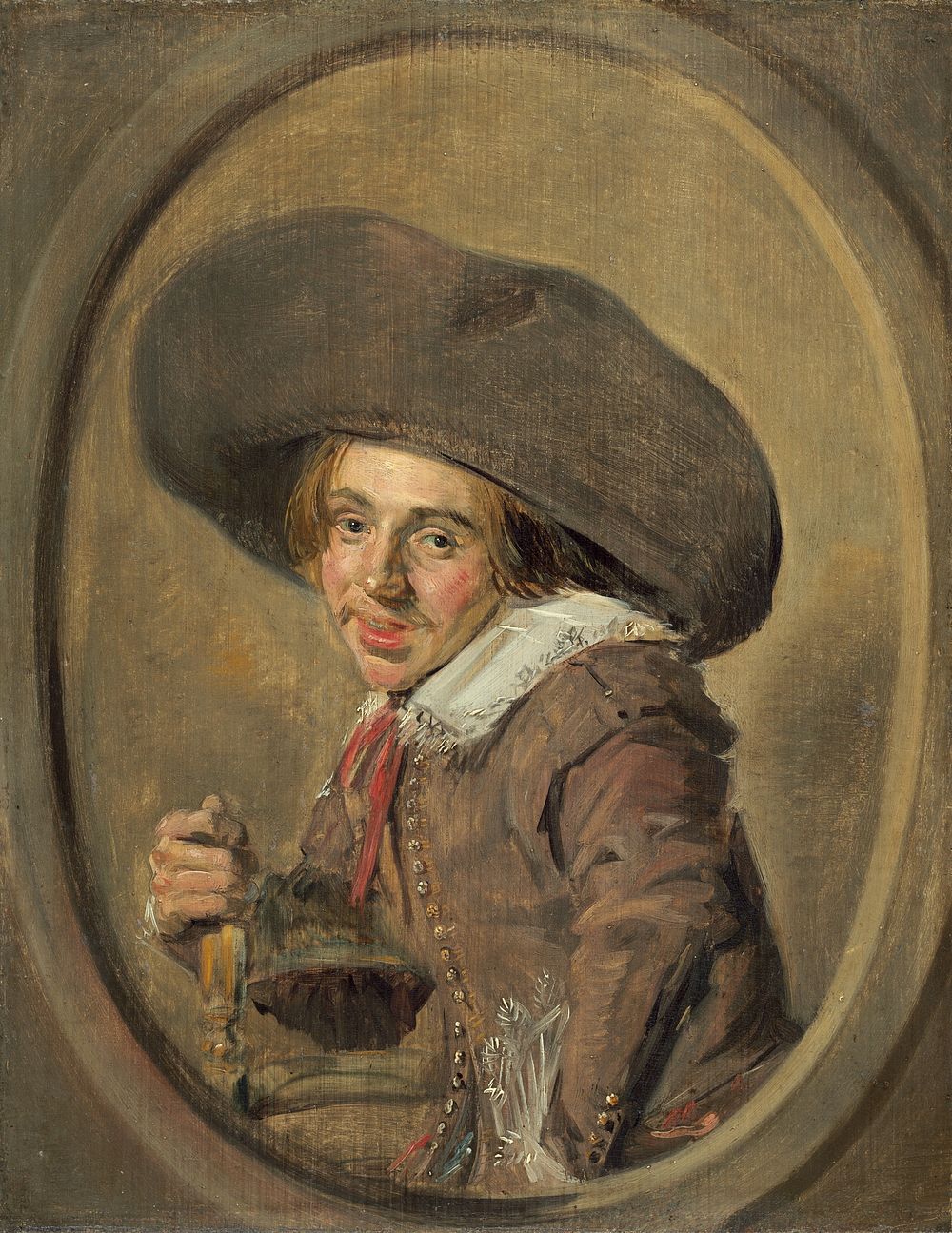 A Young Man in a Large Hat (1626&ndash;1629) by Frans Hals.  