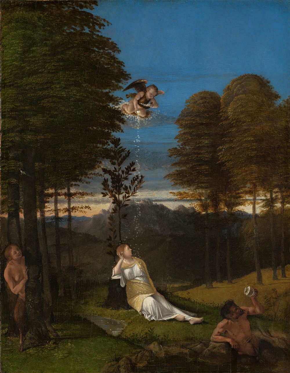 Allegory of Chastity (ca. 1505) by Lorenzo Lotto.  