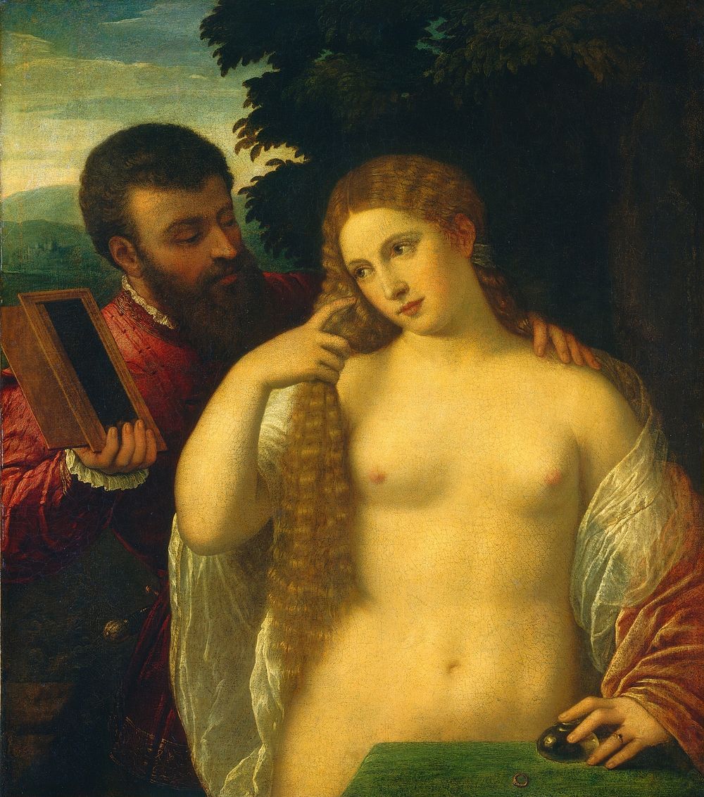 Allegory of Love (ca. 1520–1540) by Italian 15th/16th Century & Titian.  