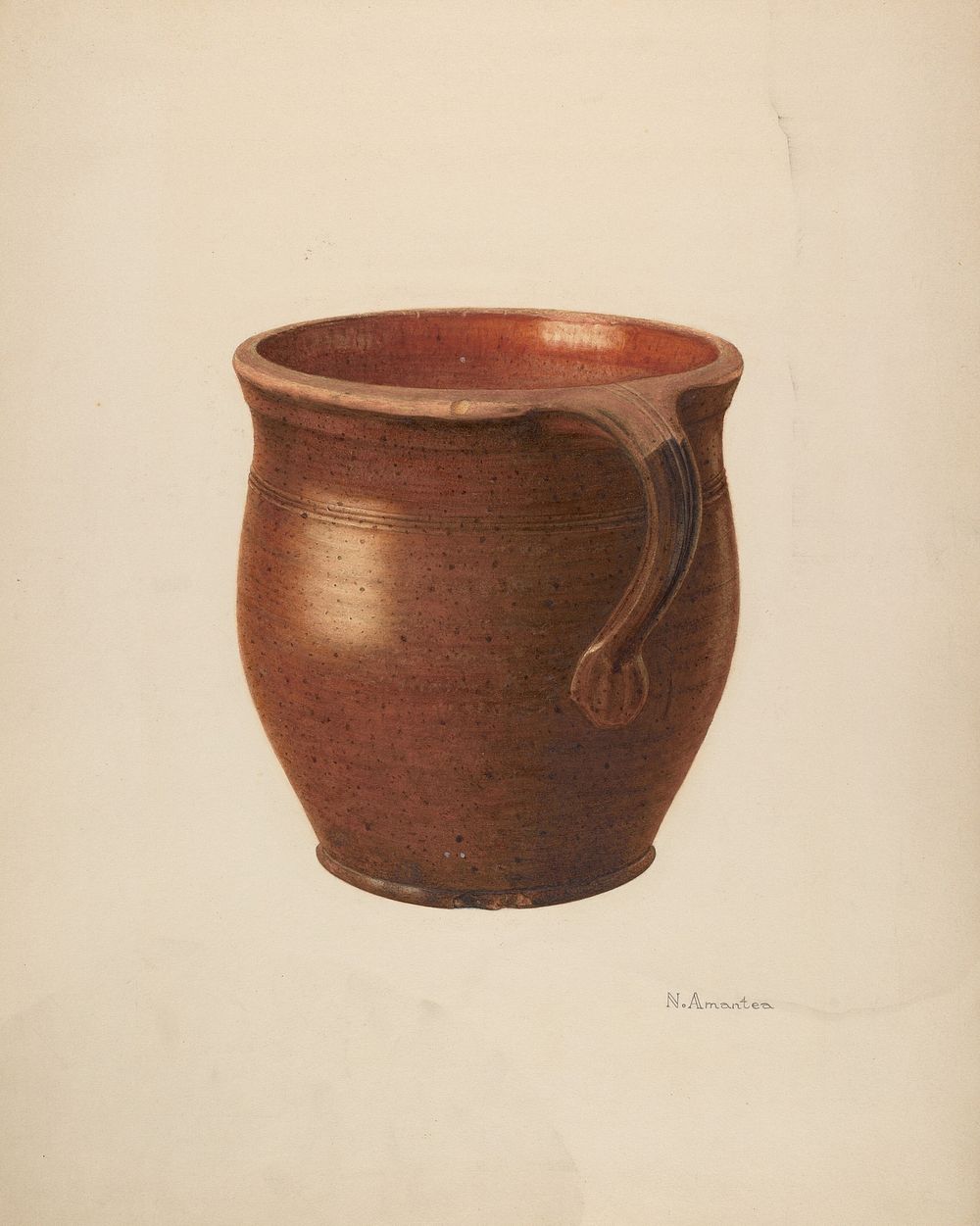 Apple Butter Pot (1935&ndash;1942) by Nicholas Amantea.