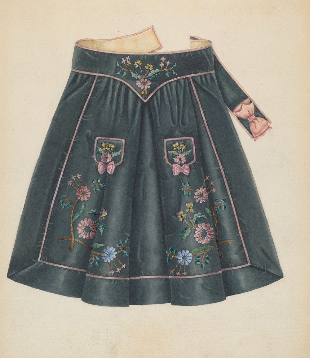 Apron ((ca. 1935&ndash;1942) by Gertrude Lemberg. 