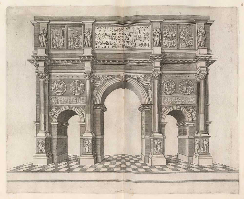 Arch of Constantine by Italian 16th Century.  