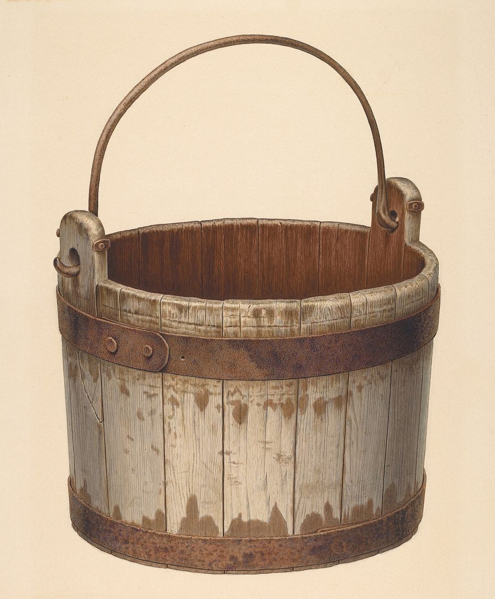 Bucket (ca. 1940) by Edward Bashaw.  