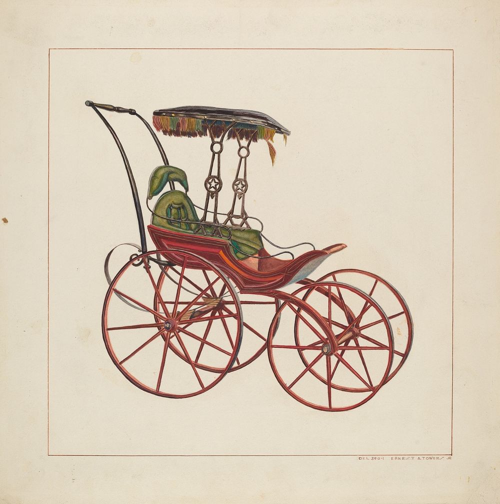 Baby Carriage (ca. 1927) by Ernest A. Towers, Jr. 