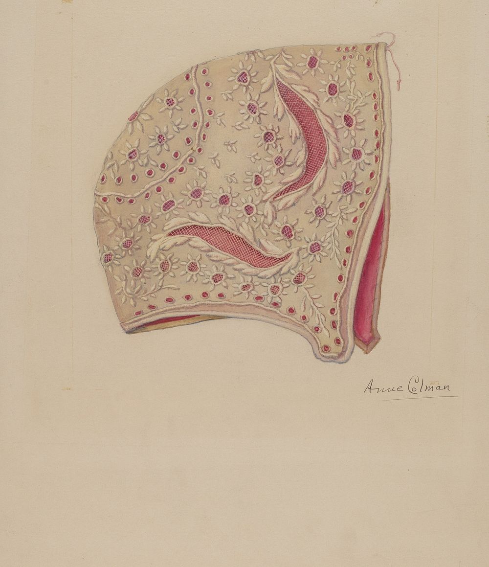 Baby Bonnet (ca. 1935–1942) by Anne Colman. 