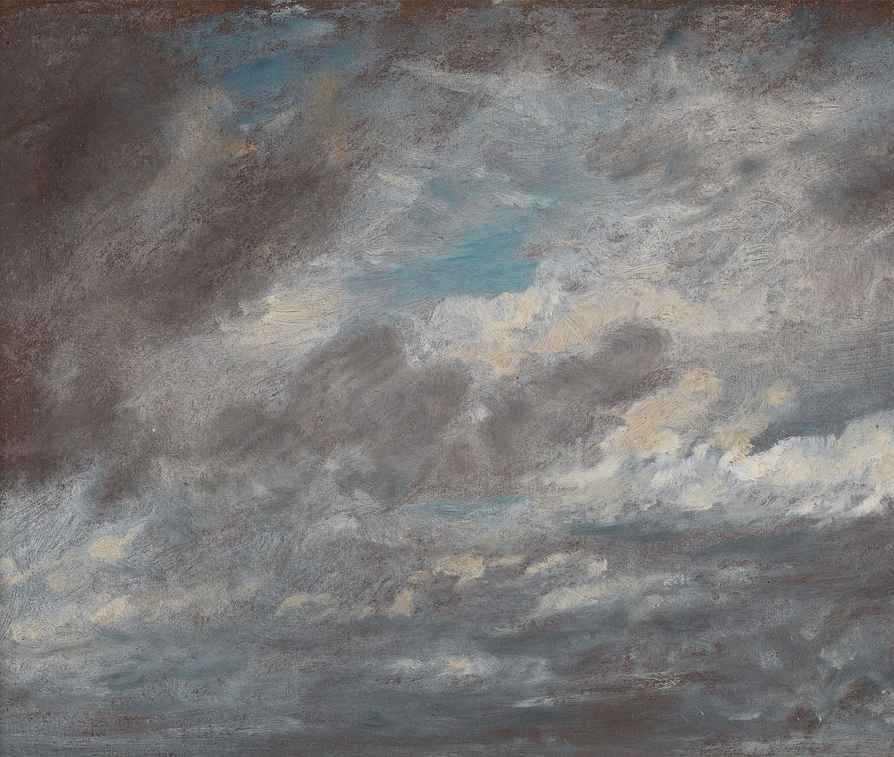 Cloud Study (ca. 1821) painting in high resolution by John Constable.  