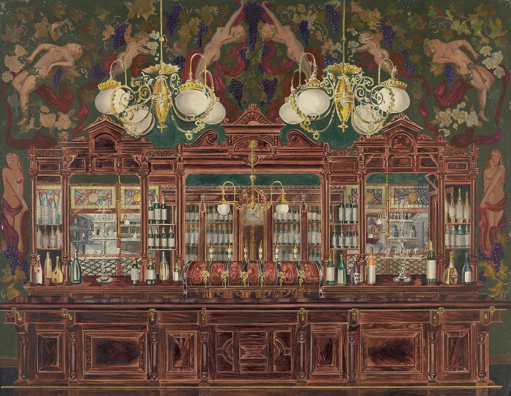 Bar (1935&ndash;1942) by Perkins Harnly.  