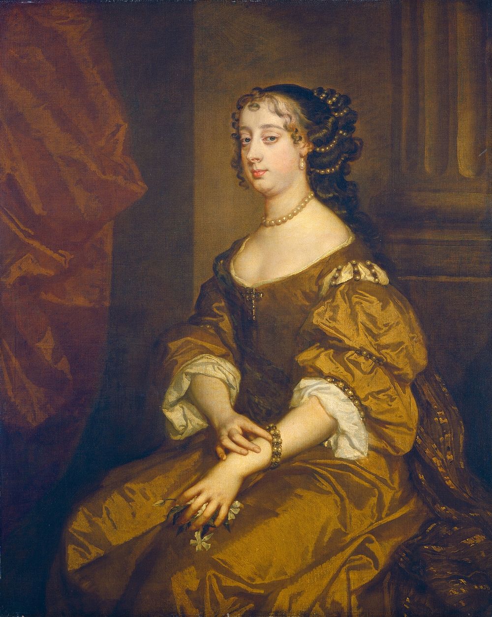 Barbara Villiers, Duchess of Cleveland (ca. 1661–1665) by Anonymous Artist & Sir Peter Lely.  