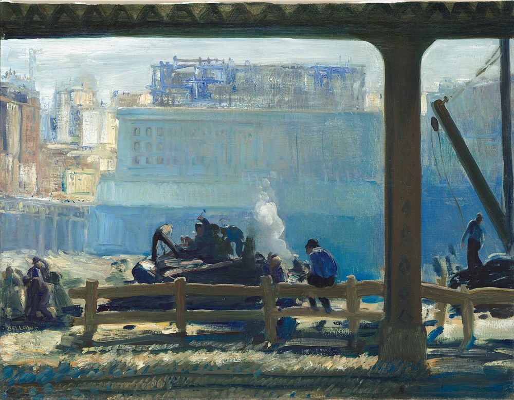 Blue Morning (1909) by George Bellows.  
