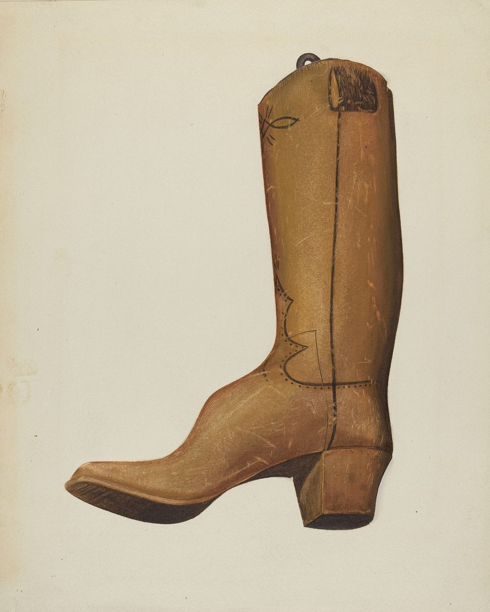 Boot Shop Sign (ca.1937) by Alice Stearns.  