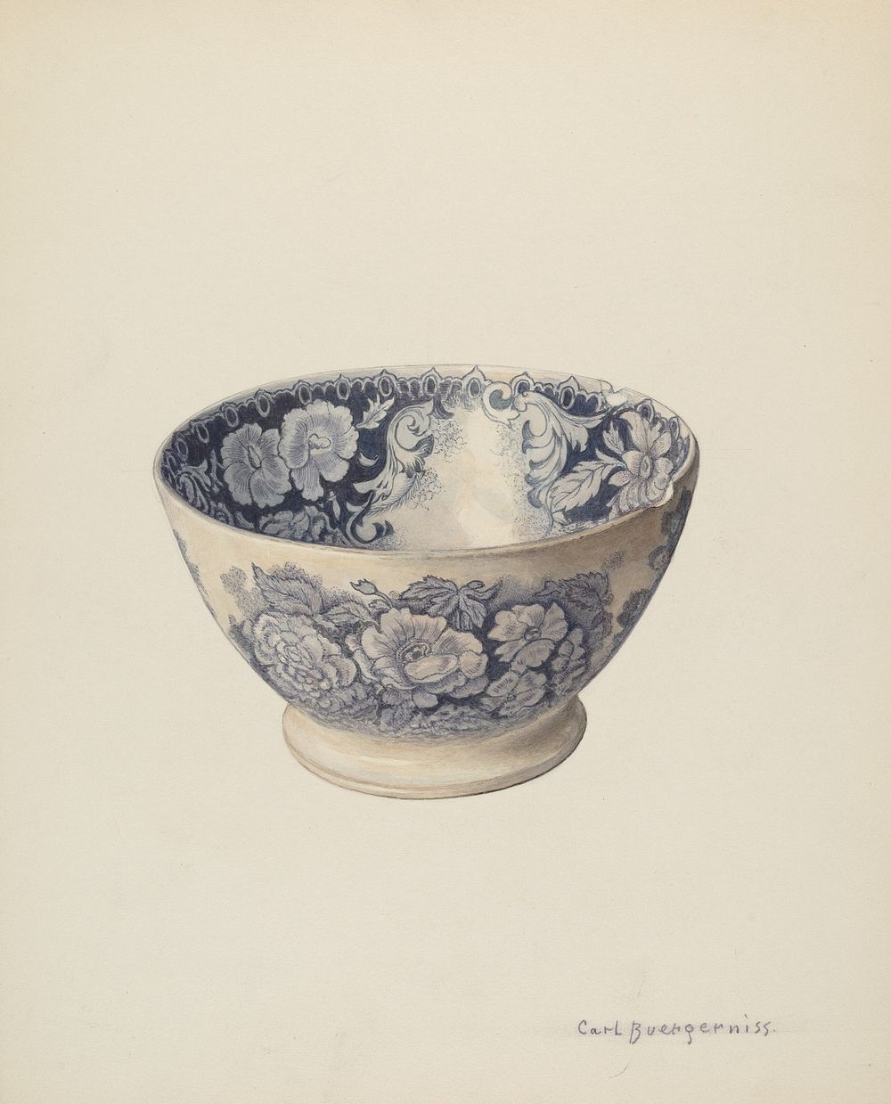 Bowl (1941) by Carl Buergerniss.  