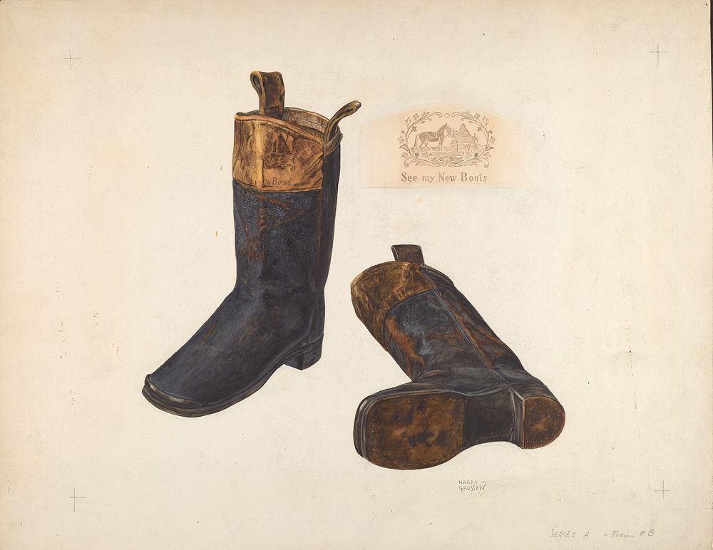 Boy's Boots (ca.1937) by Harry Grossen.  